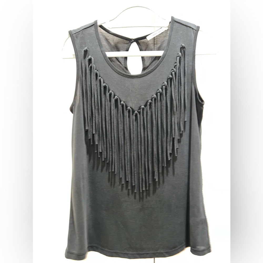 Naked Zebra 
Fringe top